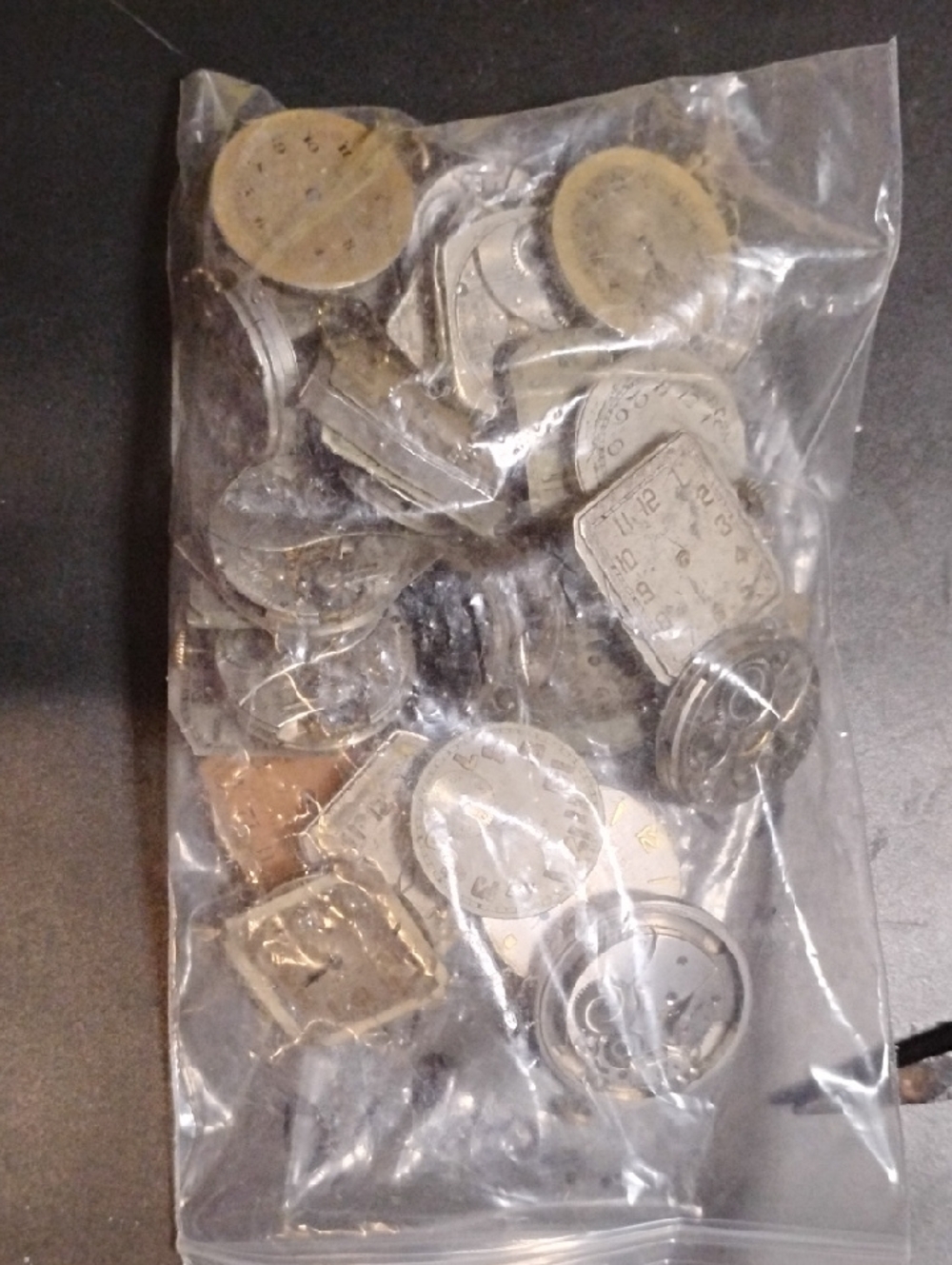 Vintage Mostly Elgin Watch Parts Lot - Mixed Silver & Gold Tones